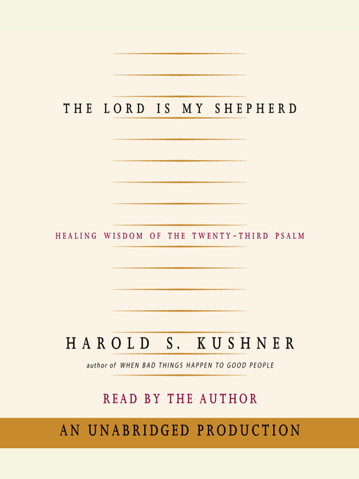 Title details for The Lord is My Shepherd by Harold S. Kushner - Available